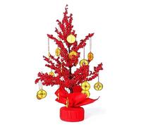 RLKHXBS Tabletop Hongguofa Lucky Tree Spring Festival Decoration Creative Decoration Copper Coin Small Desktop Decoration Statue of Wealth Statues