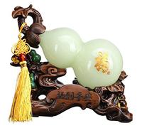 RLKHXBS Tabletop Jade Gourde décoration Room Nouveau Cadeau d'ouverture Cabinet à vin télévis