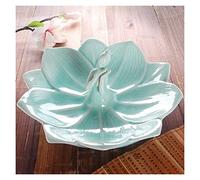 RLKHXBS Tabletop Office Living Room Decoration S Statue Figurine Céramic Fruit Plate Creative Living Room Decoration Creative Practical New Wedding Gift