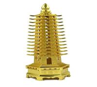 RLKHXBS Tabletop Wenchang Tower Geometry Model Decoration, Alloy Antique Tower Status Protection Business Rises Desk Decor, décoration de Bureau décor Articles Cadeaux, 25 cm