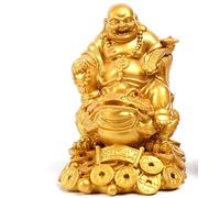 RLKHXBS Tablette à Main Turtle Chinoise à la Main Statue Résine Art Statue Feng Shui Toad Rire de Bureau Figurine