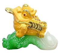 RLKHXBS Tablette de Richesse en Argent Toad Statue