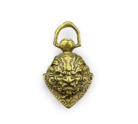 RLKHXBS Tibetan Pure Retro Handmade Exorcism Copper Bell Car Keychain Pendant, Men's and Women's Waist Accessories