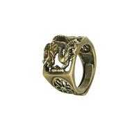 RLKHXBS Vintage Brass Dragon Antique, Domineering Index Finger Ring, Solid Copper Handicraft