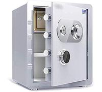 RLKHXBS Waterproof Safe Safes and Lock Boxes Large Fireproof Home/Office Anti-Theft Cabinet Mechanical Safety Box Height 45Cm for Home Office,Gold