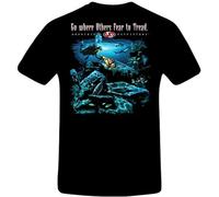 RlMI LINMY Amphibious Outfitters Baddest Frog in The Pond Cuba Divers O-Neck 100% Cotton Short Sleeve Unisex T-Shirt XXL