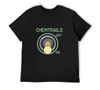 RlMI LINMY bero Chemtrails on/Off Switch - Airplane Controls Pilot Conspiracy Theory Crew Neck Unisex Short Sleeve T-Shirt XXXL
