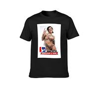 RlMI LINMY Bonnie Rotten Greatest of All Time Baseball Unisex 100% Cotton Short-Sleeve T-Shirts Black L