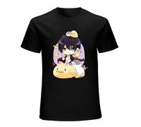 RlMI LINMY Chibi Hibari Anime Katekyo Hitman Reborn Manga O-Neck 100% Cotton Short Sleeve Unisex T-Shirt XXL