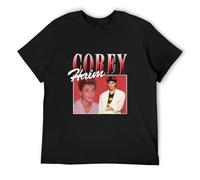 RlMI LINMY Corey Haim O-Neck 100% Cotton Short Sleeve Unisex T-Shirt M