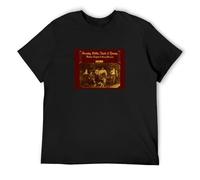 RlMI LINMY Crosby Stills Nash & Young Deja Vu O-Neck 100% Cotton Short Sleeve Unisex T-Shirt L