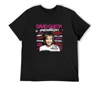 RlMI LINMY David Guetta One More Love Mens Funny T Shirts O Neck T-Shirt Black XXL