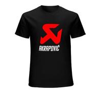 RlMI LINMY Exhaust System Logo Akrapovic O-Neck 100% Cotton Short Sleeve Unisex T-Shirt XL
