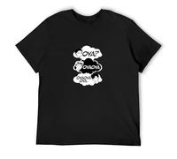 RlMI LINMY Haikyuu OYA Haikyuu Letters Gift Breathable O-Neck 100% Cotton Short Sleeve Unisex T-Shirt M