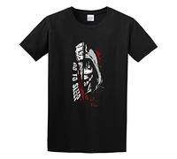 RlMI LINMY Jeff The Killer Cotton Unisex 100% Cotton Short-Sleeve T-Shirts Black L
