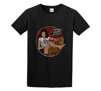 RlMI LINMY Jungle Julia Vintage - Quentin Death Film Stuntman Tarantino Proof Mike Unisex 100% Cotton Short-Sleeve T-Shirts Black XXL