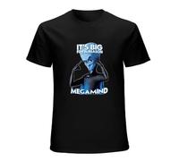RlMI LINMY Megamind Animated Movie 2011 O-Neck 100% Cotton Short Sleeve Unisex T-Shirt XXL