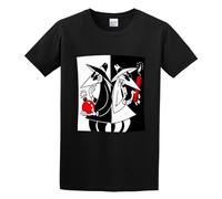 RlMI LINMY New Spy Vs Spy Mad Magazine Funny O-Neck 100% Cotton Short Sleeve Unisex T-Shirt M