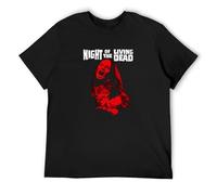 RlMI LINMY Night of The Living Dead Men T-Shirt Poster Black S