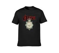 RlMI LINMY Saxon Strong Arm of The Law Remastered O-Neck 100% Cotton Short Sleeve Unisex T-Shirt L