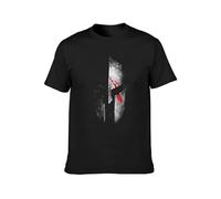 RlMI LINMY Spartan Gladiator Warrior Film Spartacus Birthday Gift Present O-Neck 100% Cotton Short Sleeve Unisex T-Shirt S