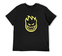 RlMI LINMY Spitfire Bighead O-Neck 100% Cotton Short Sleeve Unisex T-Shirt L
