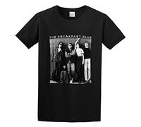 RlMI LINMY The Breakfast Club Unisex 100% Cotton Short-Sleeve T-Shirts Black XXL