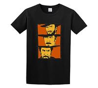 RlMI LINMY The Good The Bad The Ugly Men Print Funny O-Neck 100% Cotton Short Sleeve Unisex T-Shirt S