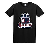 RlMI LINMY Tulsa Oilers ECHL Ice Hockey Logo O-Neck 100% Cotton Short Sleeve Unisex T-Shirt M