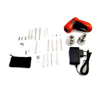 RLOKK KLOM Ensemble de crochetage de serrure électrique sans fil Outil ouvert pour serrure de porte civile, avec prise européenne, outils de serrurier professionnels