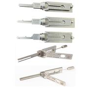 RLOKK Lot de 5 outils de crochetage et décodeur de serrure SS001 SS002 SS003 SS004 SS005 pour serrure de porte civile, outils de serrurier professionnels, ouvre-boîte rapide