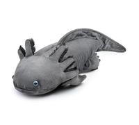 RLOMUTE Axolotl Peluche Doux - Oreiller Axolotl Mignon Ambystoma Jouet Animal Réaliste-51cm/20, Jouet en Peluche Ambystoma Unique Modèle Poupée Cadeau pour Enfants (Gris)