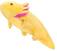 RLOMUTE Axolotl Peluche Doux - Oreiller Axolotl Mignon Ambystoma Jouet Animal Réaliste-51cm/20, Jouet en Peluche Ambystoma Unique Modèle Poupée Cadeau pour Enfants (Jaune)