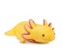 RLOMUTE Axolotl Peluche Doux - Oreiller Axolotl Mignon Ambystoma Jouet Animal Réaliste-84cm/33", Jouet en Peluche Ambystoma Unique Modèle Poupée Cadeau pour Enfants (jaune)