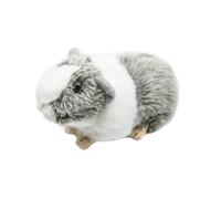 RLOMUTE Peluche cobaye Gris de 7 Pouces Animal en Peluche réaliste Doux et Mignon cobaye câlin pour Les fêtes d'anniversaire Les compagnons la décoration Cadeau de Collection pour Les Enfants
