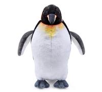 RLOMUTE Peluche Manchot Empereur Jaune 11.8 Pouces Pingouin Animal réaliste Doux et Mignon Oreiller Jouet pour Les d'anniversaire compagnons décoration Cadeau Collection pour Enfants garçons Filles
