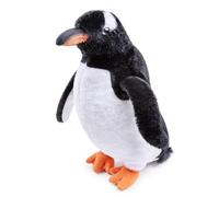 RLOMUTE Peluche Manchot Papou Blanc 10.6 Pouces Pingouin Animal réaliste Doux et Mignon Oreiller Jouet pour Les d'anniversaire compagnons la décoration Cadeau Collection pour Enfants garçons Filles