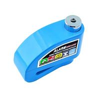 RLOOSIR Bloque Disque Moto Alarme 130db Antivol Moto, Cadenas Anti Vole pour Moto Trottinette Scooter (Color : Blue)