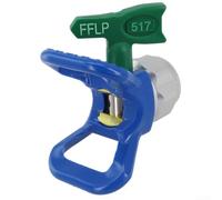 RLP517 Embout de pulvérisation sans air à basse pression 517 avec protection de buse 7/8, outil de pulvérisation de peinture compatible avec Wagner, Steel LP pour réduire la surpulvérisation et une