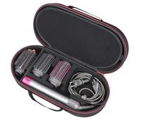 RLSOCO Coque rigide pour Dyson Airwrap i.d. Multi-Styler et sèche-linge - Convient pour 4 barils longs ou courts - Noir (étui uniquement, le coiffeur n'est pas inclus)
