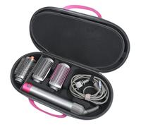 RLSOCO Coque rigide pour Dyson Airwrap i.d. Multi-Styler et sèche-linge - Convient pour 4 barils longs ou courts - Rose (étui uniquement, le coiffeur n'est pas inclus)