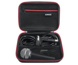 RLSOCO Étui de rangement pour microphone dynamique Shure SM58 Pro/PGA48/SM57 Pro/BETA 58A/PGA58/BETA 57A/SM48/SV100-WA/SM57-LC/SM58-S/Nexadyne 8/S/PGA57/SM58/SM57 XLR (étui uniquement)