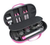RLSOCO Étui pour Dyson Airwrap i.d./Airwrap Co-anda2x Drying Tool - Convient pour 4 pièces à Canon Long ou Canon Court (Étui Uniquement)- Rose