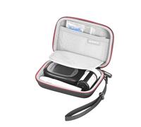 RLSOCO Étui pour glucomètre - Noir | Compatibilité universelle avec Sinocare, FoviFlxy, QUIWILL, AILE et Yuwell | Housse de transport antichoc et résistante à l'eau(Étui Uniquement)
