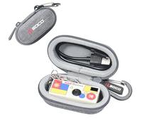 RLSOCO Étui pour Kodak CHARMERA Porte-clés Appareil Photo numérique | Résistant aux Chocs, à la poussière et à l'eau,étui de Transport avec Mousqueton Robuste(Étui Uniquement) (Gris)
