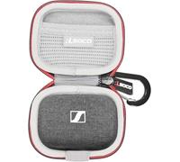 RLSOCO Étui pour Sennheiser Momentum True Wireless 5/4/3 écouteurs - Noir | Étui de protection étanche à la poussière, résistant aux chocs et à l'eau, muni d'un mousqueton robuste