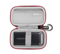RLSOCO Étui pour WD 1 to/2 to/4 To/500 Go My Passport SSD Disque SSD Portable & pour Samsung SSD Externe T5 Evo Portable, 2 to/8 to/4 to (Étui Uniquement)