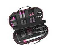RLSOCO Étui Rigide pour Dyson Airwrap Multi-Styler et sèche-Linge Complet HS05, HS01, HS08 - Convient pour 4 barils Longs ou Courts (étui Uniquement, Le Coiffeur n'est Pas Inclus), Noir, 1 unité (Lot