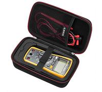 RLSOCO Housse Étui pour Multimètre numérique KAIWEETS/AstroAI/Crenova/PeakTech/Fluke 116/15b+/117/101/115/114 /175/113/179/106/17B+/233 et plus Multimètre numérique (Fermeture éclair rouge)