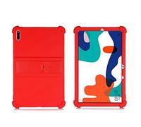 RLTech Coque pour Huawei Matepad 10.4 2020, Ultra Slim Soft Housse en Silicone Coque Case Étui avec Stand pour Huawei Matepad 10.4 2020, Rouge